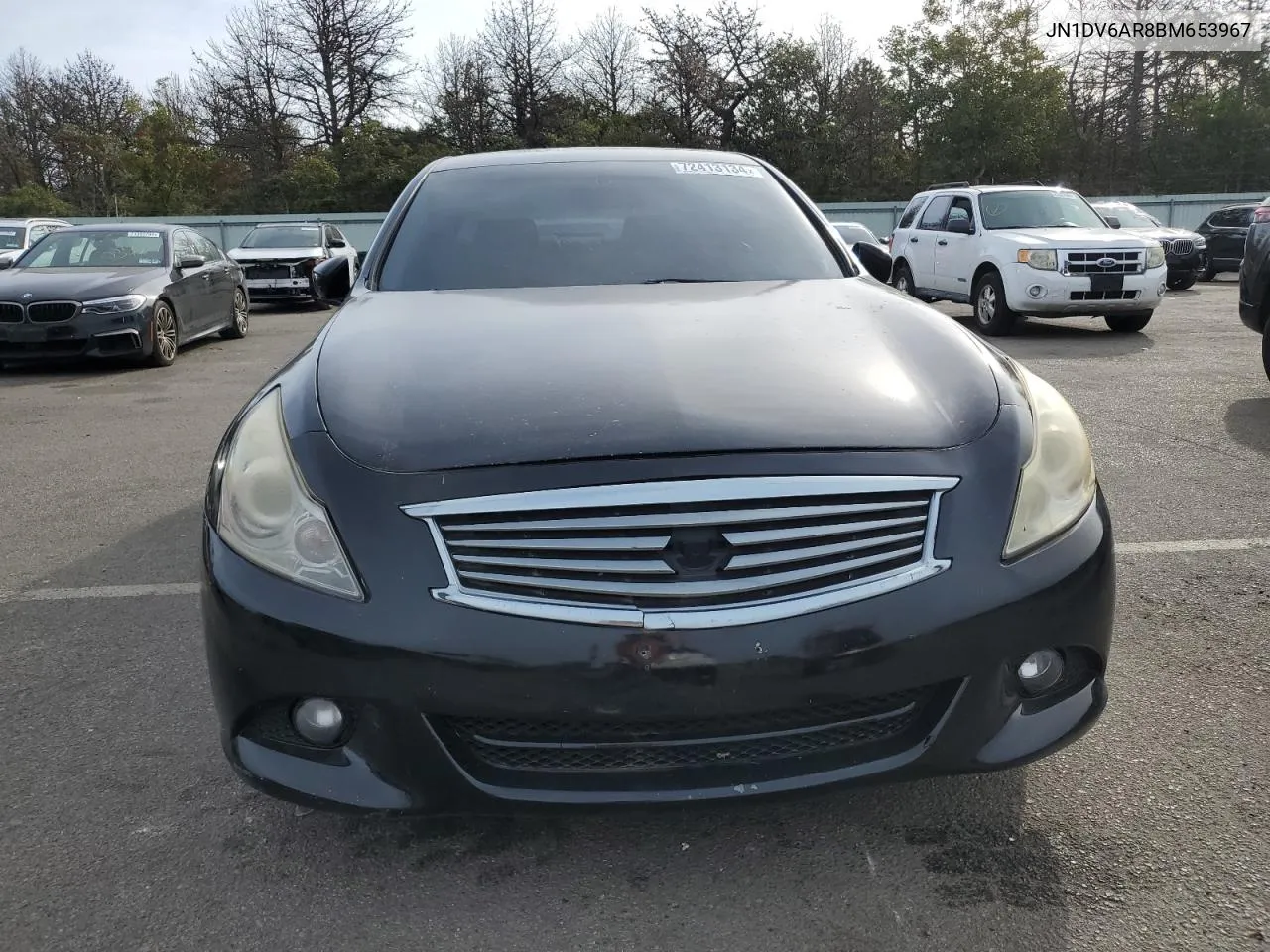 2011 Infiniti G25 VIN: JN1DV6AR8BM653967 Lot: 72413134