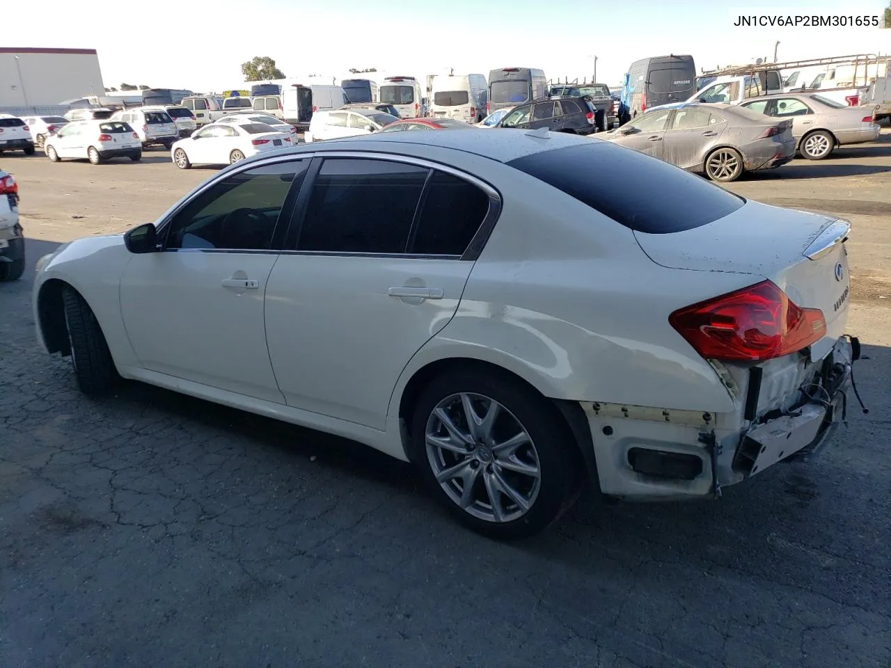 2011 Infiniti G37 Base VIN: JN1CV6AP2BM301655 Lot: 72472924