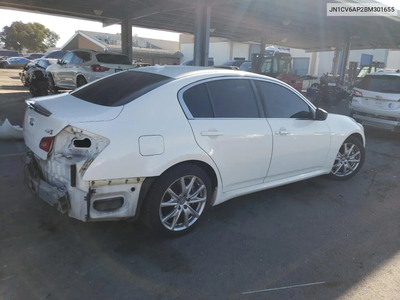 2011 Infiniti G37 Base VIN: JN1CV6AP2BM301655 Lot: 72472924