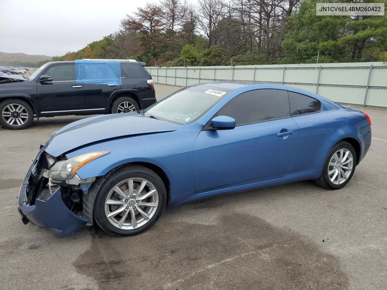 2011 Infiniti G37 VIN: JN1CV6EL4BM260422 Lot: 73284594