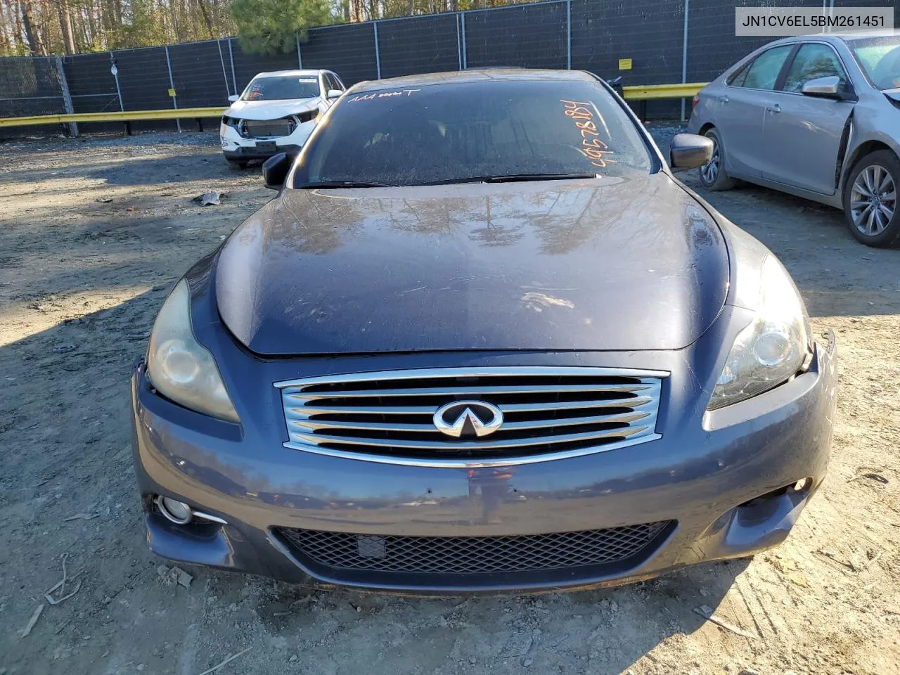 2011 Infiniti G37 VIN: JN1CV6EL5BM261451 Lot: 73370024