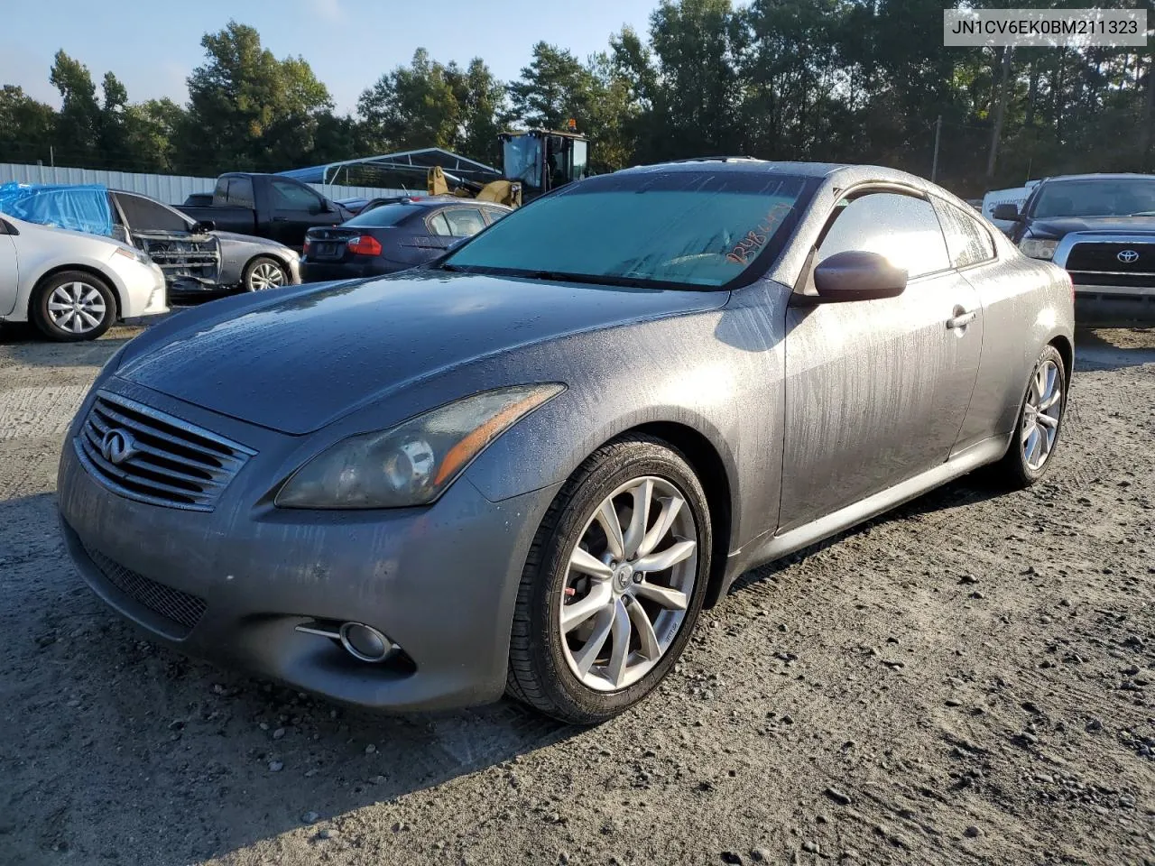 2011 Infiniti G37 Base VIN: JN1CV6EK0BM211323 Lot: 73486454