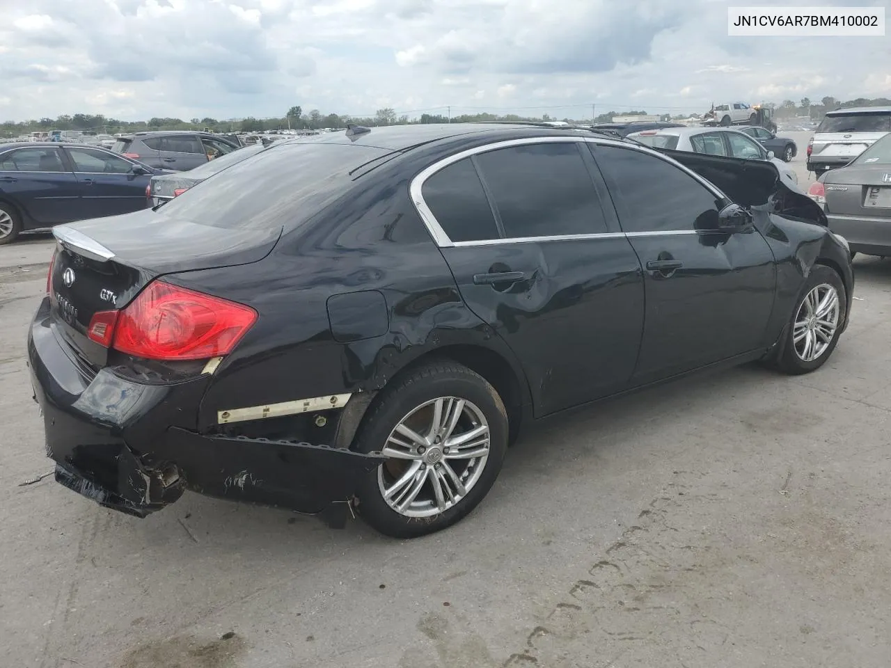 2011 Infiniti G37 VIN: JN1CV6AR7BM410002 Lot: 73679484