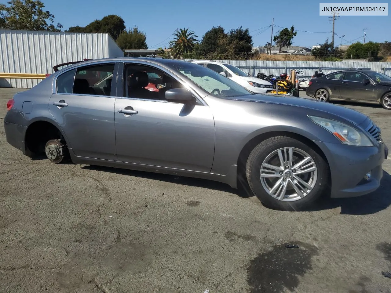 2011 Infiniti G37 Base VIN: JN1CV6AP1BM504147 Lot: 73895464