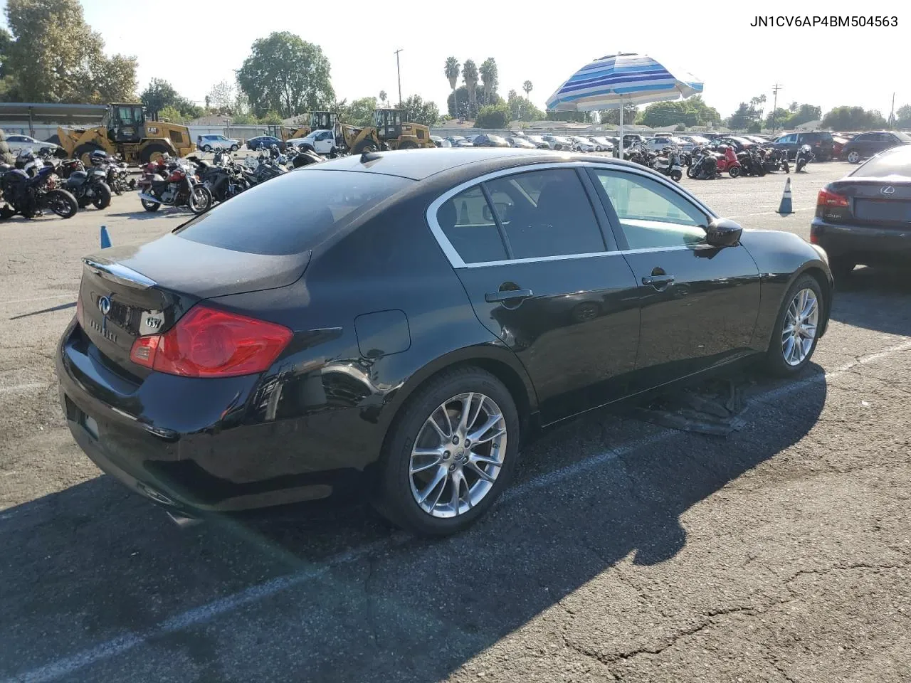 2011 Infiniti G37 Base VIN: JN1CV6AP4BM504563 Lot: 74042214