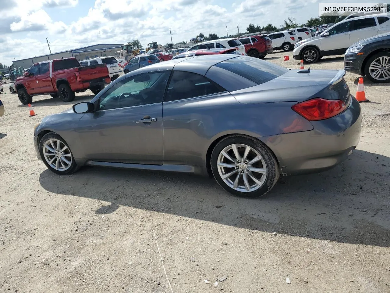 2011 Infiniti G37 Base VIN: JN1CV6FE3BM952980 Lot: 74152614