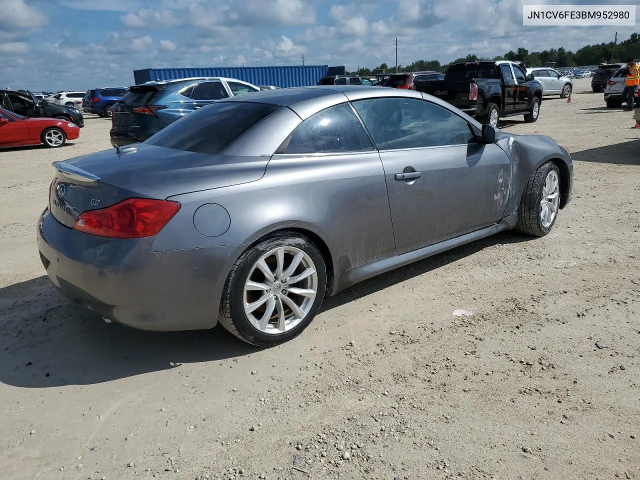 2011 Infiniti G37 Base VIN: JN1CV6FE3BM952980 Lot: 74152614