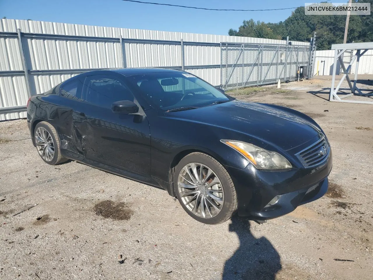 JN1CV6EK6BM212444 2011 Infiniti G37 Base