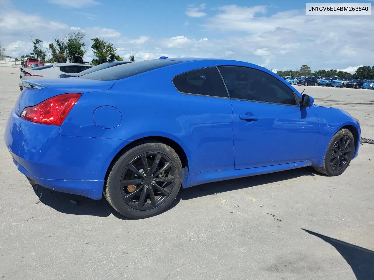 2011 Infiniti G37 VIN: JN1CV6EL4BM263840 Lot: 74859784