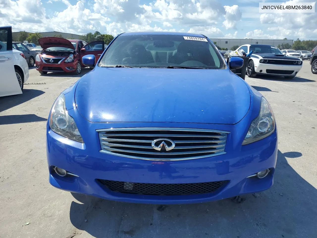 2011 Infiniti G37 VIN: JN1CV6EL4BM263840 Lot: 74859784