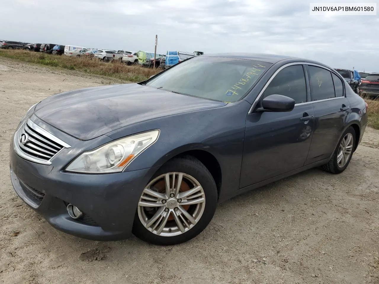 2011 Infiniti G25 Base VIN: JN1DV6AP1BM601580 Lot: 74887944