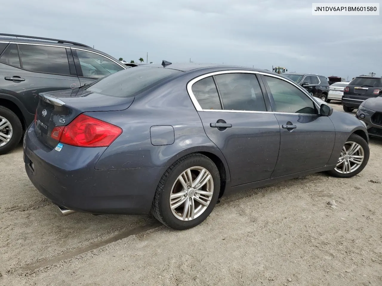 2011 Infiniti G25 Base VIN: JN1DV6AP1BM601580 Lot: 74887944