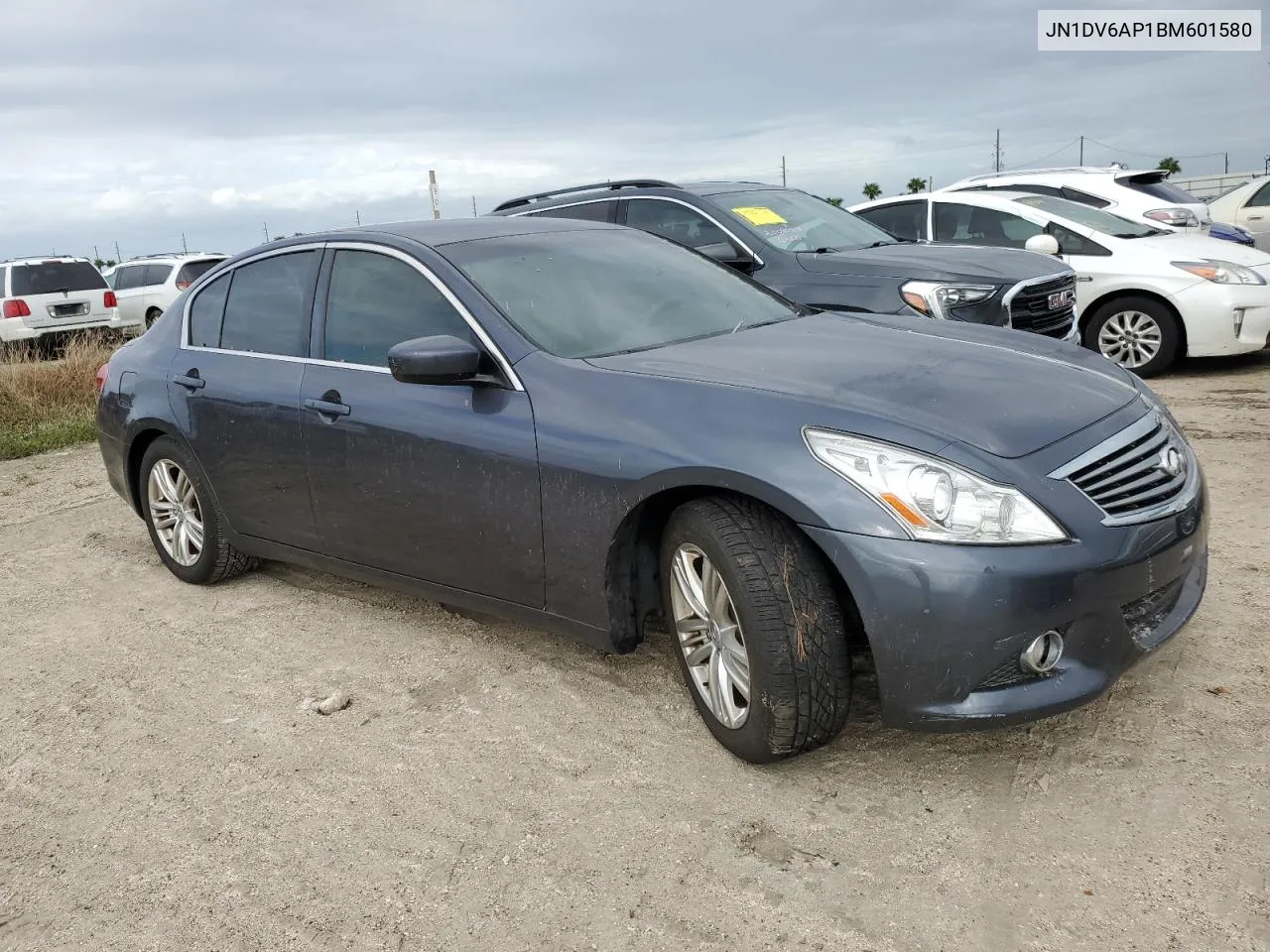 2011 Infiniti G25 Base VIN: JN1DV6AP1BM601580 Lot: 74887944