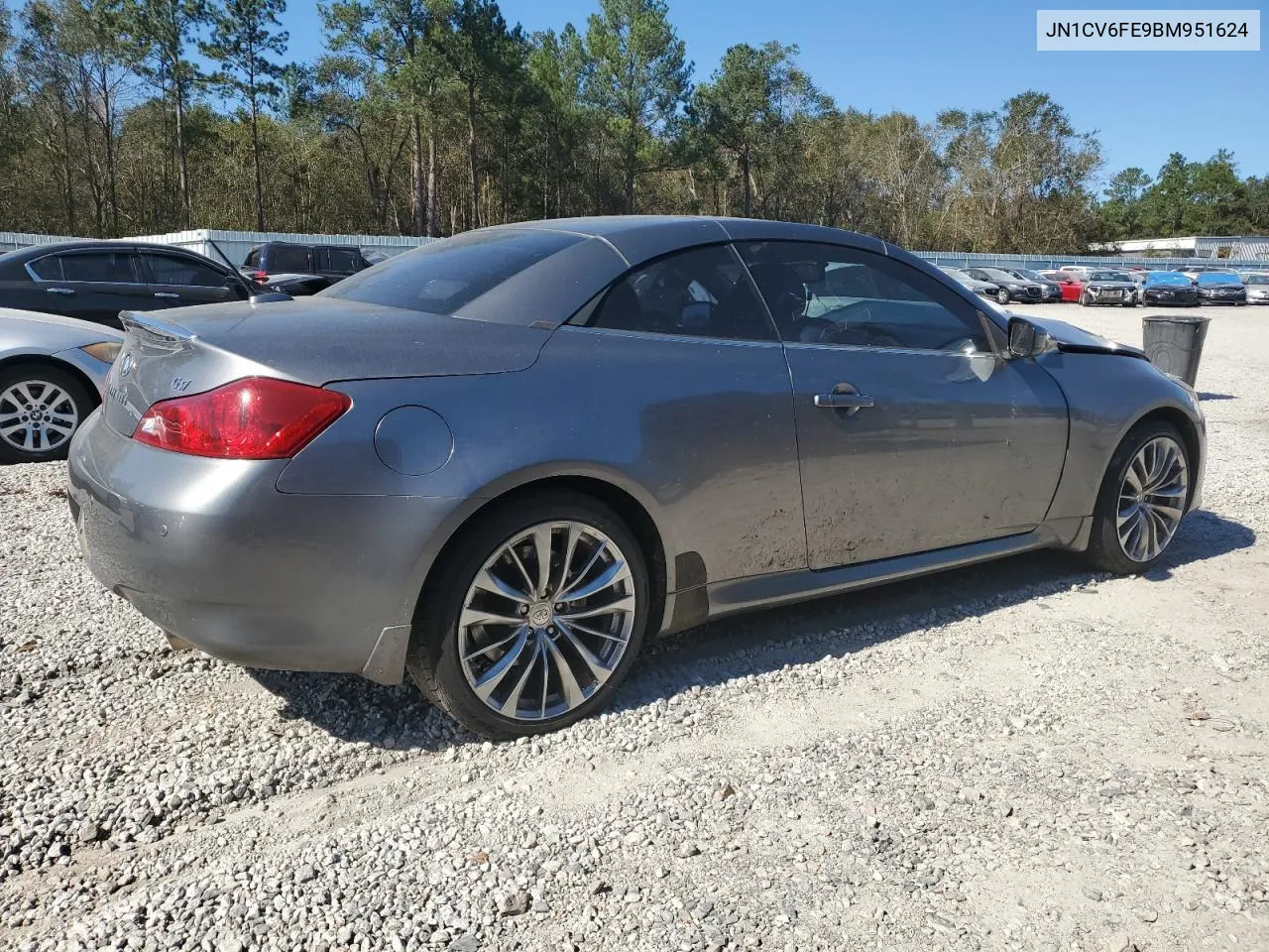 2011 Infiniti G37 Base VIN: JN1CV6FE9BM951624 Lot: 75031884