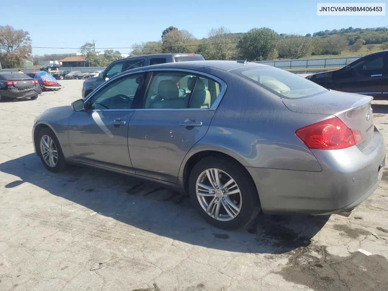 2011 Infiniti G37 VIN: JN1CV6AR9BM406453 Lot: 75396544