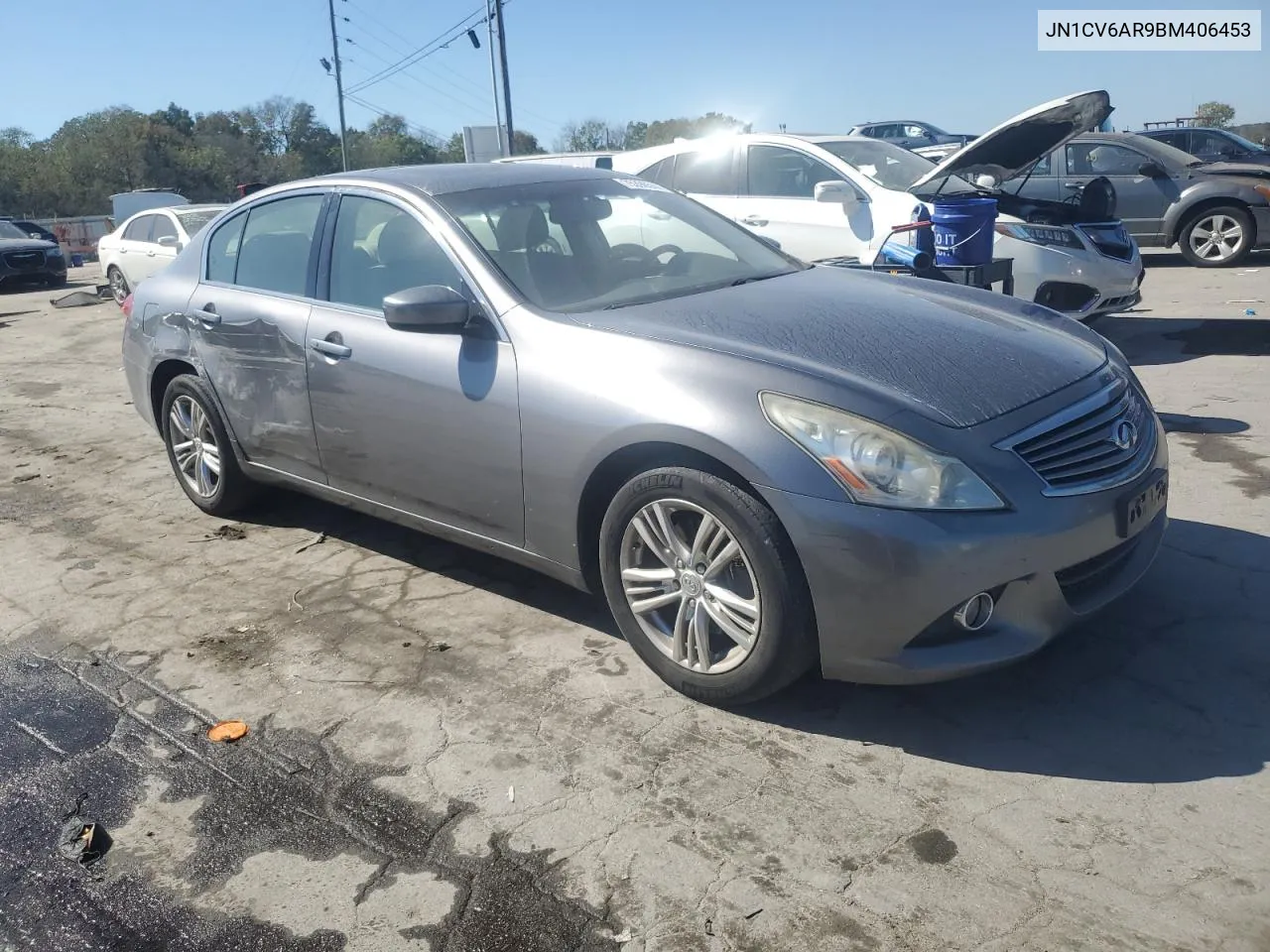 2011 Infiniti G37 VIN: JN1CV6AR9BM406453 Lot: 75396544