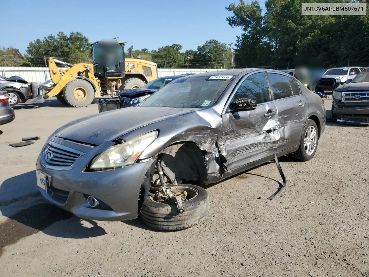 2011 Infiniti G37 Base VIN: JN1CV6AP0BM507671 Lot: 75738774