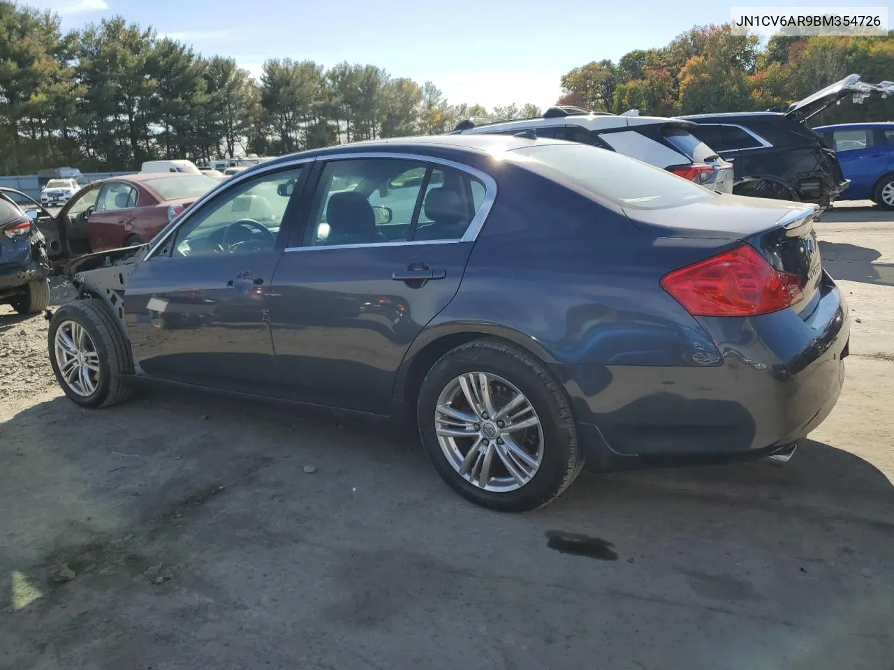 2011 Infiniti G37 VIN: JN1CV6AR9BM354726 Lot: 76259624