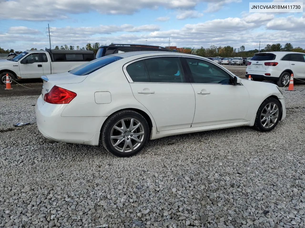 2011 Infiniti G37 VIN: JN1CV6AR1BM411730 Lot: 76451294