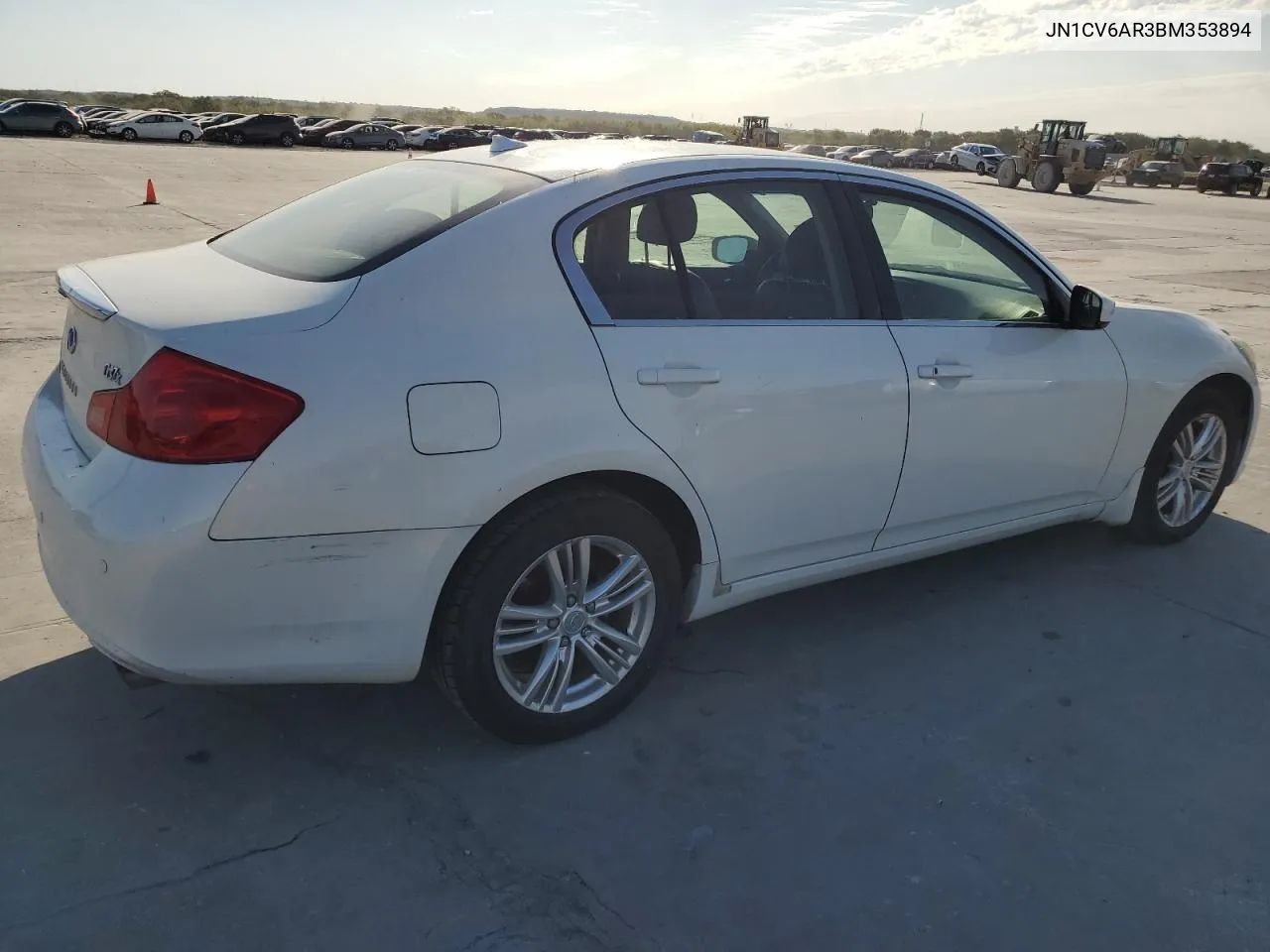 2011 Infiniti G37 VIN: JN1CV6AR3BM353894 Lot: 76583594