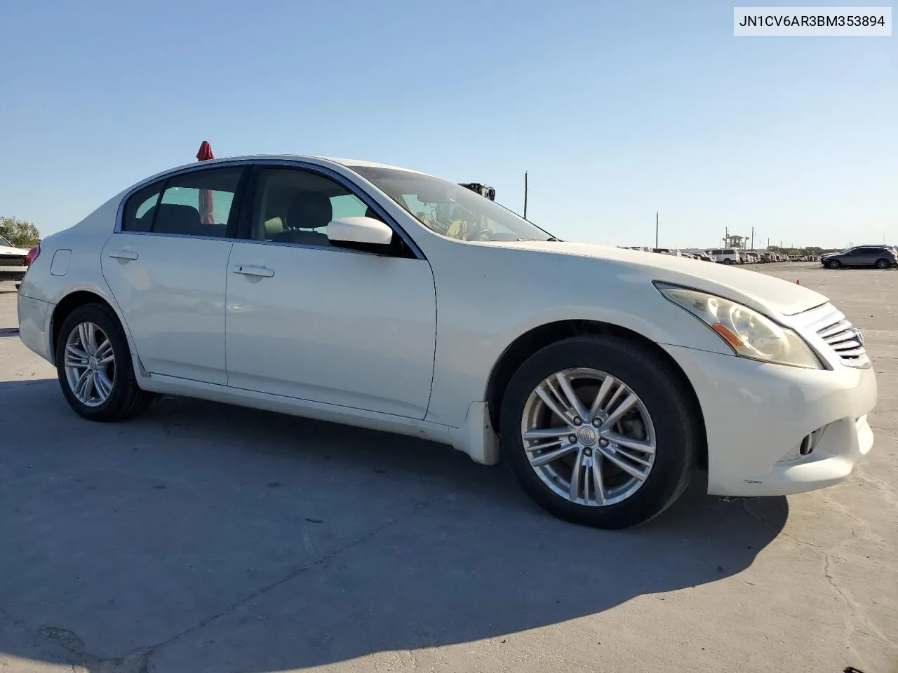 2011 Infiniti G37 VIN: JN1CV6AR3BM353894 Lot: 76583594