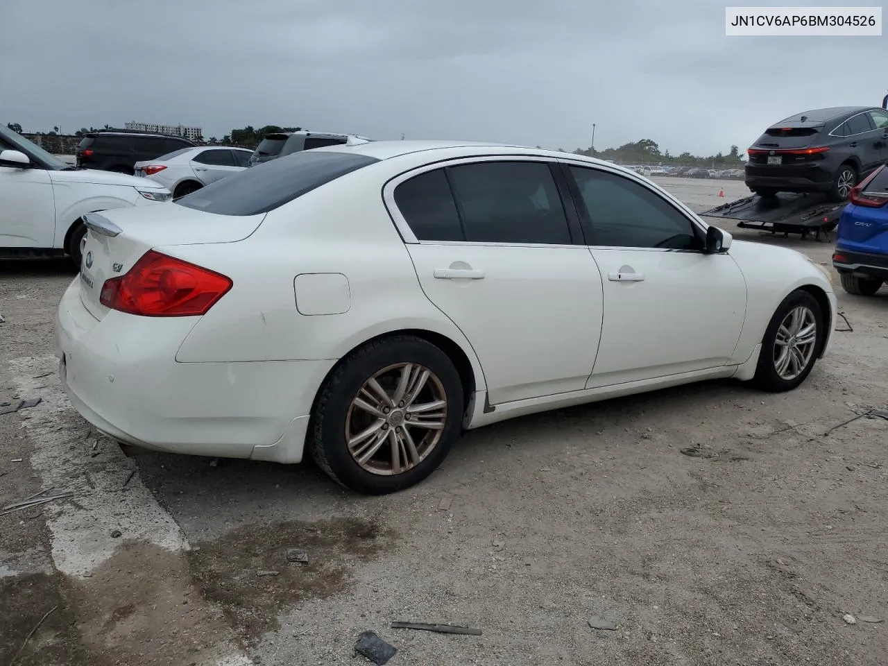 2011 Infiniti G37 Base VIN: JN1CV6AP6BM304526 Lot: 76919614