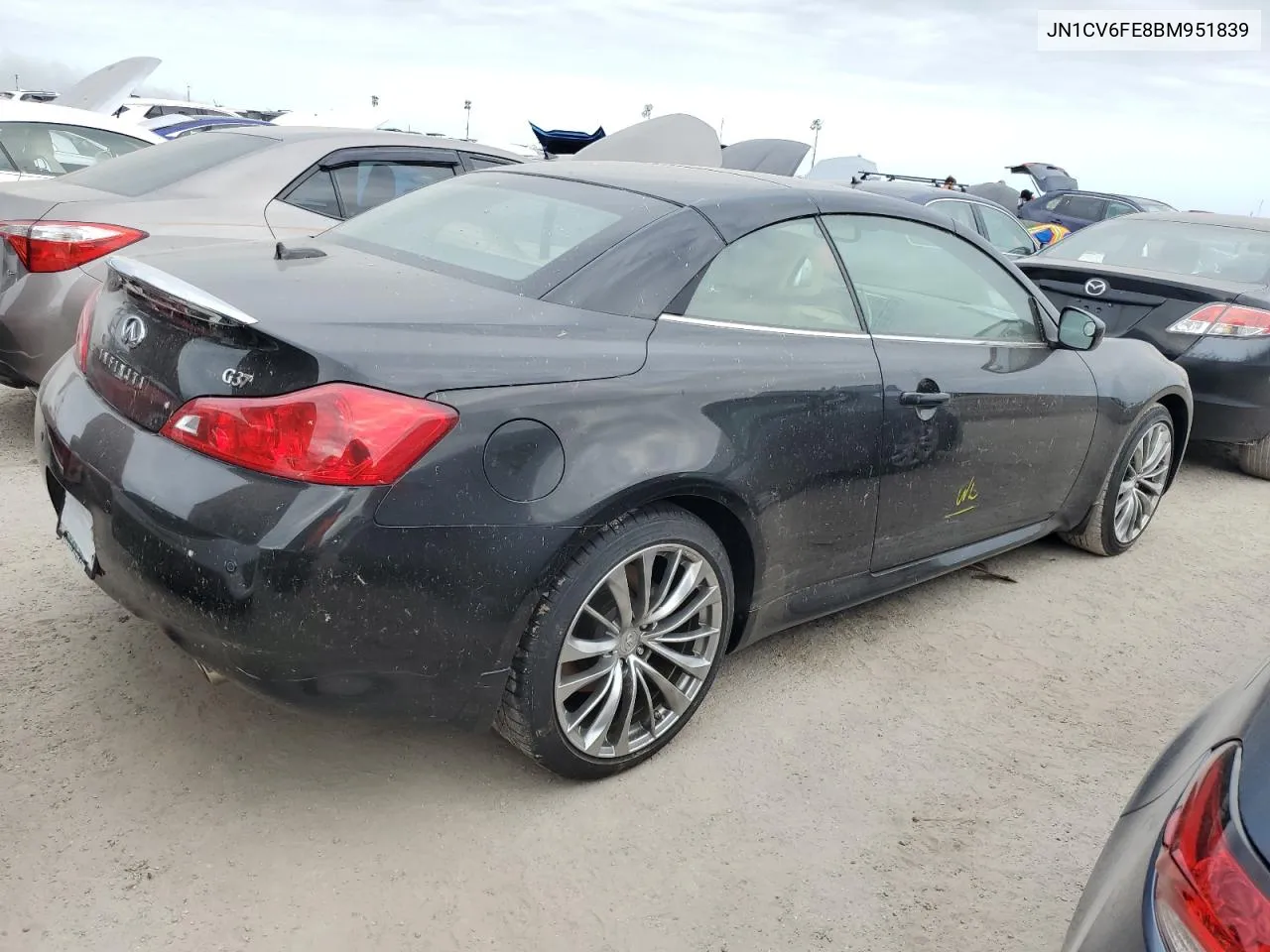 JN1CV6FE8BM951839 2011 Infiniti G37 Base