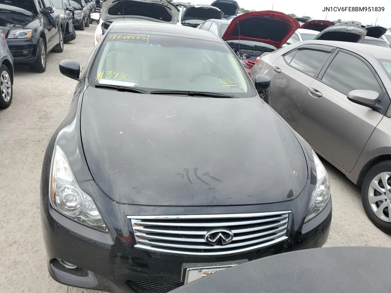 2011 Infiniti G37 Base VIN: JN1CV6FE8BM951839 Lot: 76994124