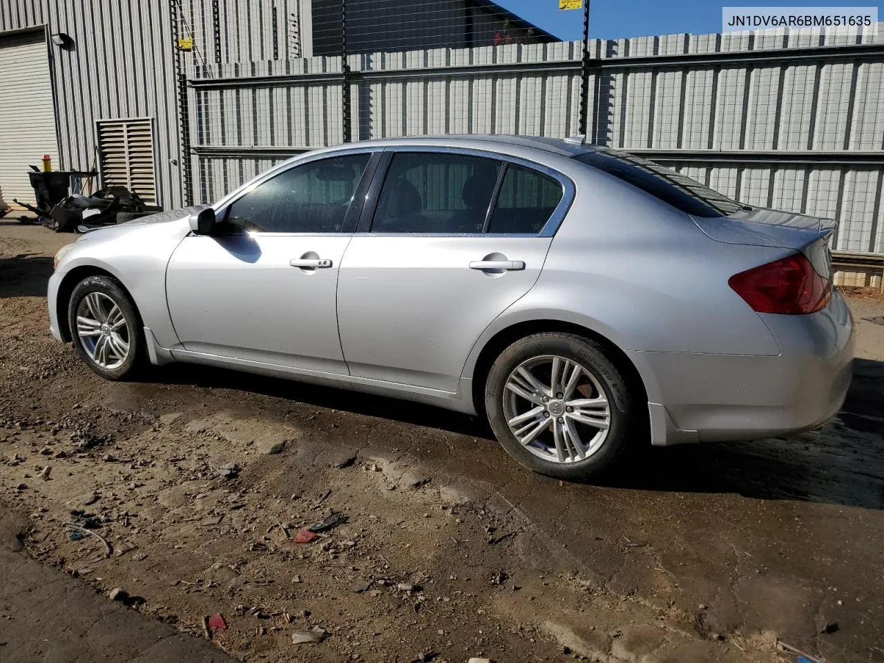 JN1DV6AR6BM651635 2011 Infiniti G25