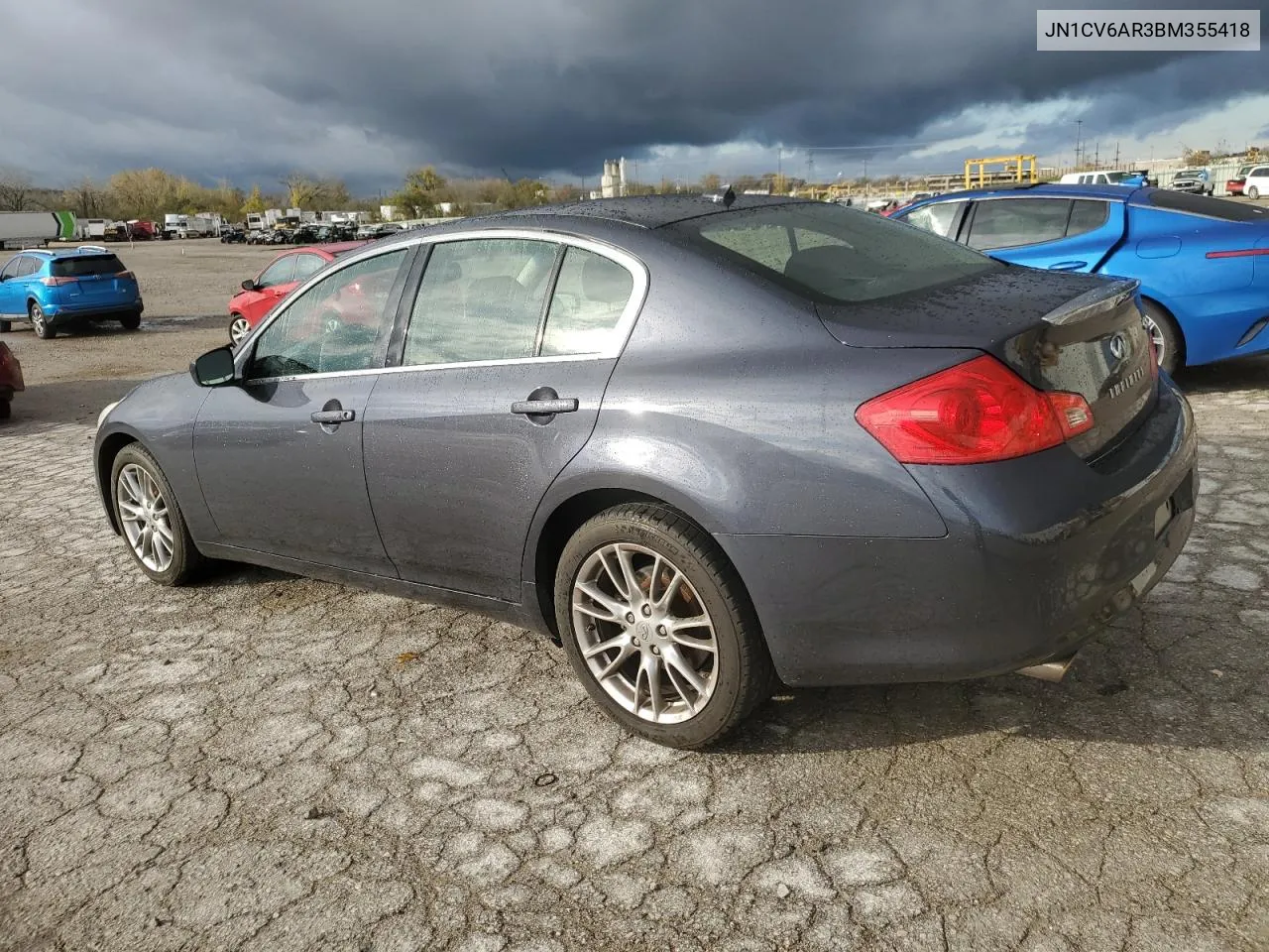 2011 Infiniti G37 VIN: JN1CV6AR3BM355418 Lot: 78841304