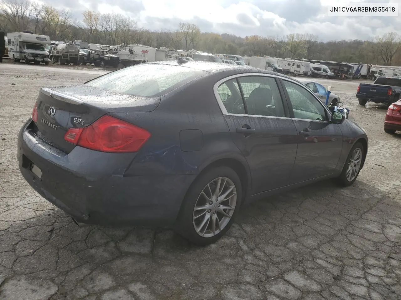 2011 Infiniti G37 VIN: JN1CV6AR3BM355418 Lot: 78841304