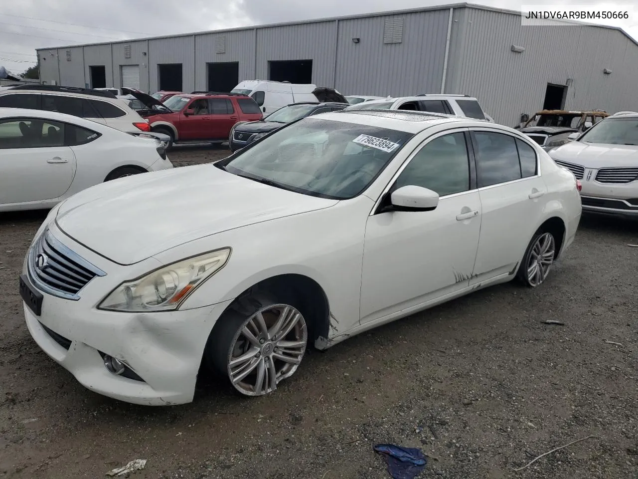 2011 Infiniti G25 VIN: JN1DV6AR9BM450666 Lot: 79623894