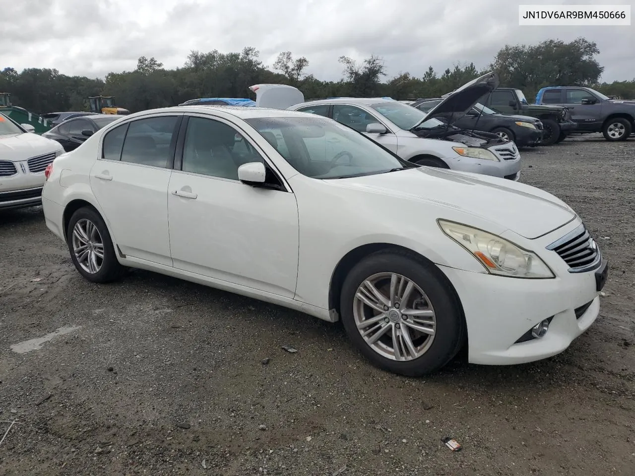 2011 Infiniti G25 VIN: JN1DV6AR9BM450666 Lot: 79623894