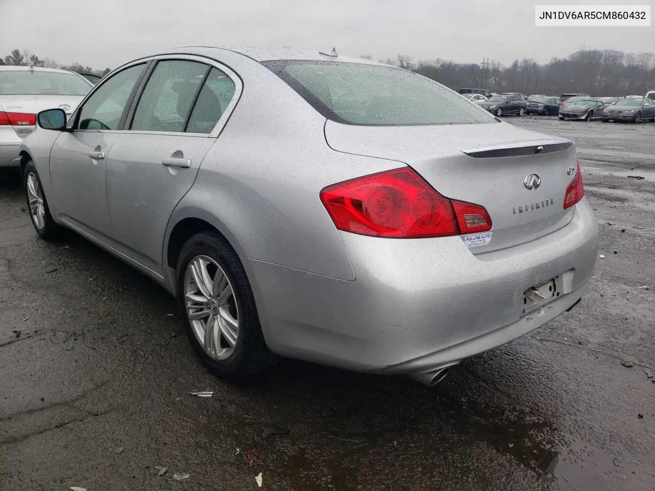 2012 Infiniti G25 VIN: JN1DV6AR5CM860432 Lot: 40756103