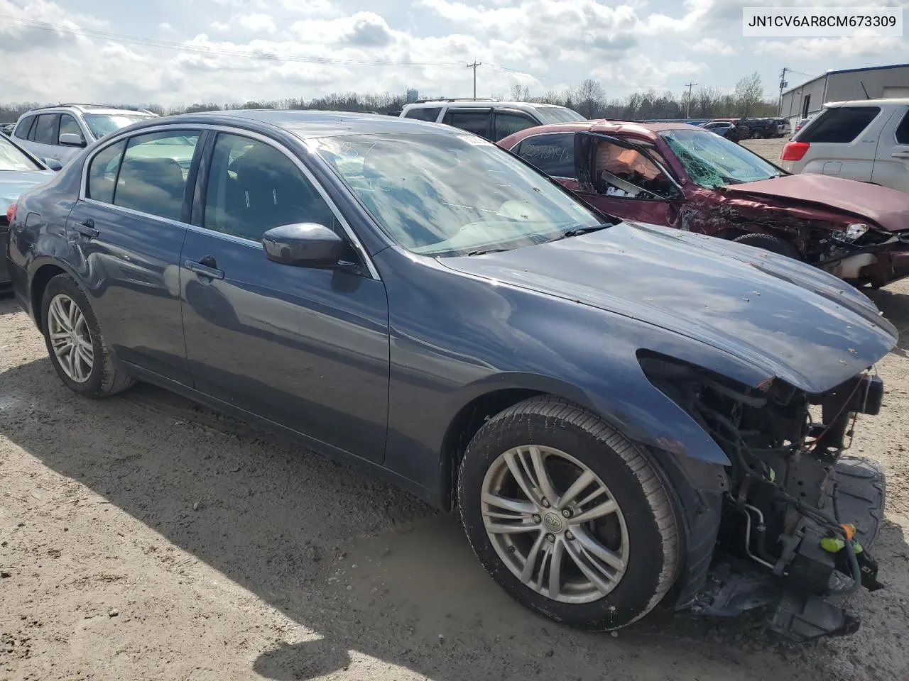 2012 Infiniti G37 VIN: JN1CV6AR8CM673309 Lot: 50028944