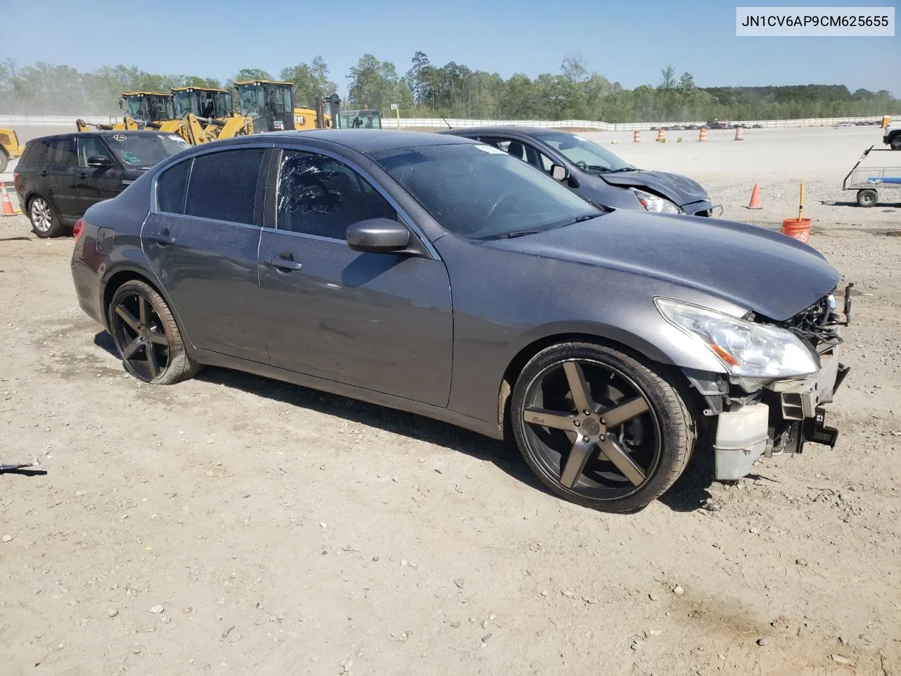 2012 Infiniti G37 Base VIN: JN1CV6AP9CM625655 Lot: 51655374