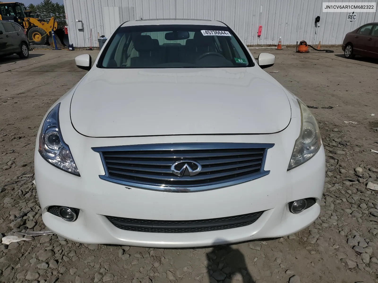 2012 Infiniti G37 VIN: JN1CV6AR1CM682322 Lot: 54399424