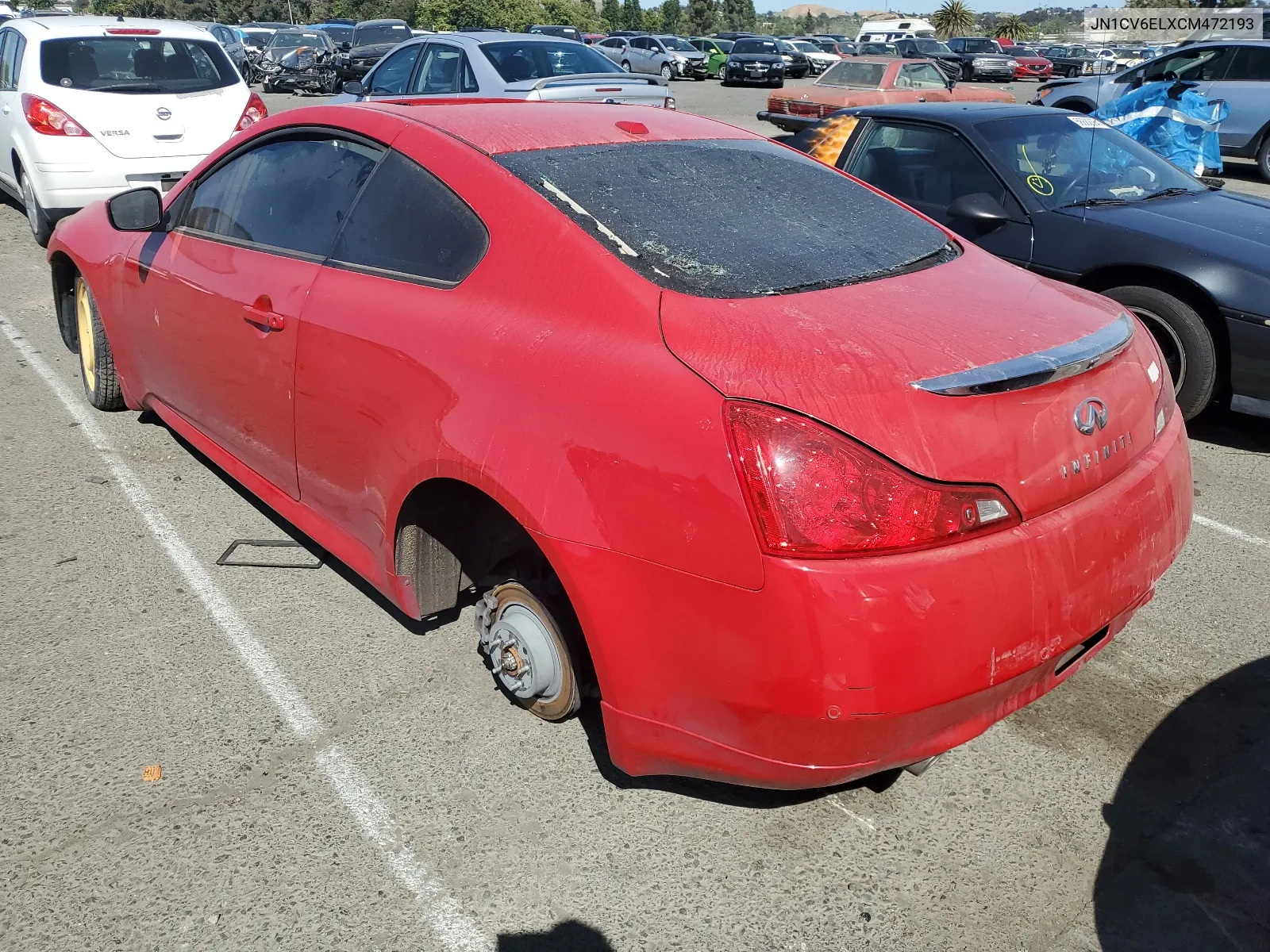 2012 Infiniti G37 VIN: JN1CV6ELXCM472193 Lot: 56667524