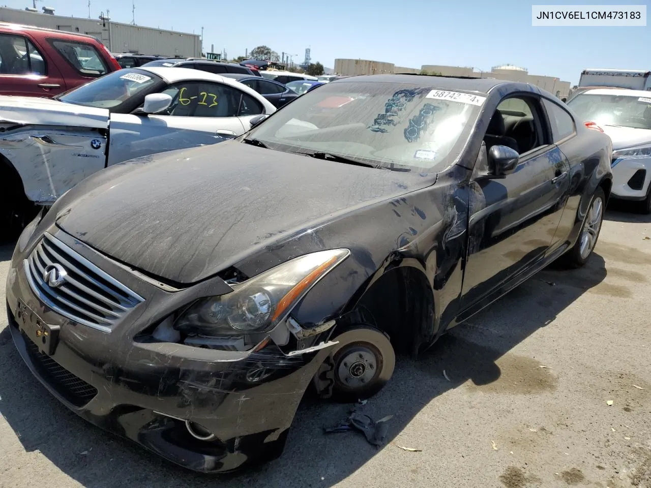 2012 Infiniti G37 VIN: JN1CV6EL1CM473183 Lot: 58742474