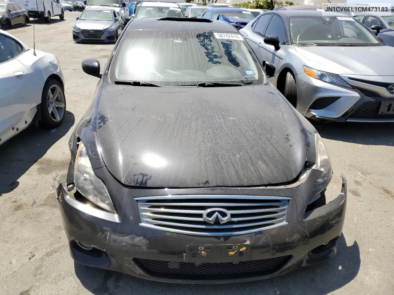 2012 Infiniti G37 VIN: JN1CV6EL1CM473183 Lot: 58742474