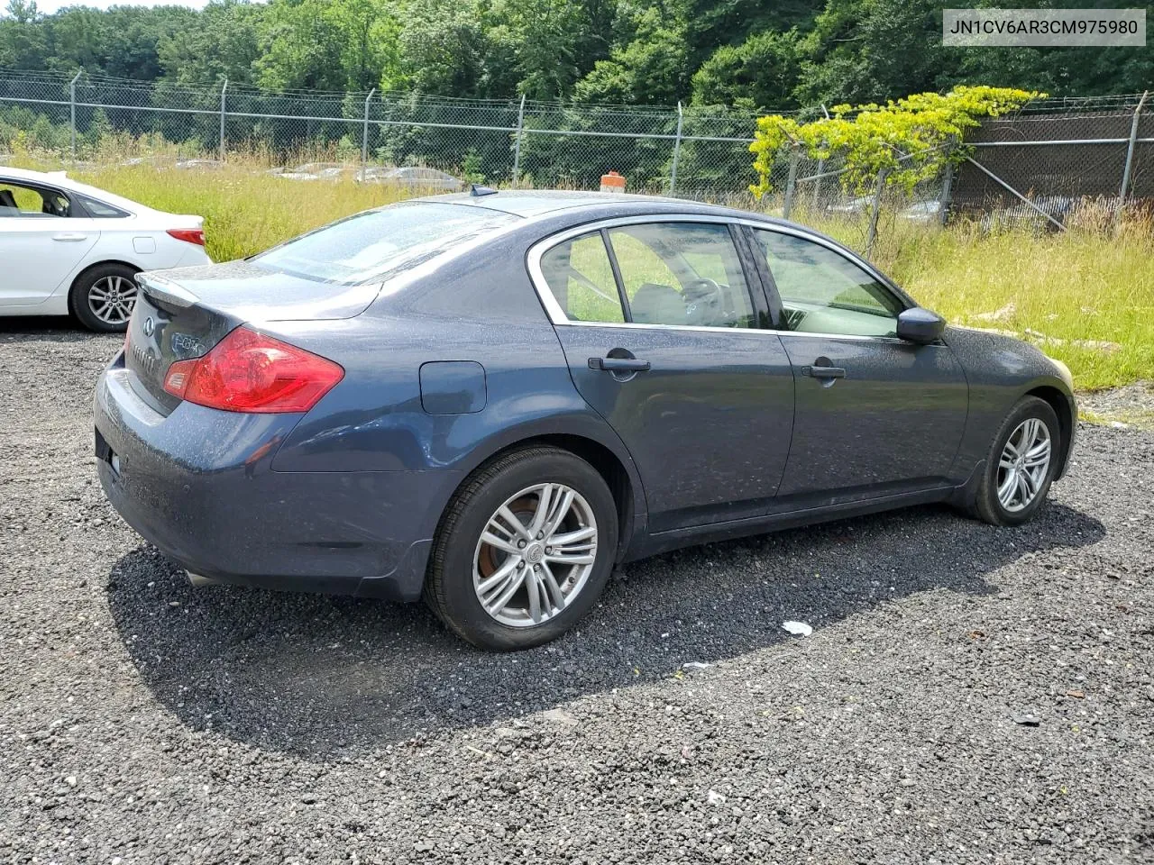 2012 Infiniti G37 VIN: JN1CV6AR3CM975980 Lot: 58786384