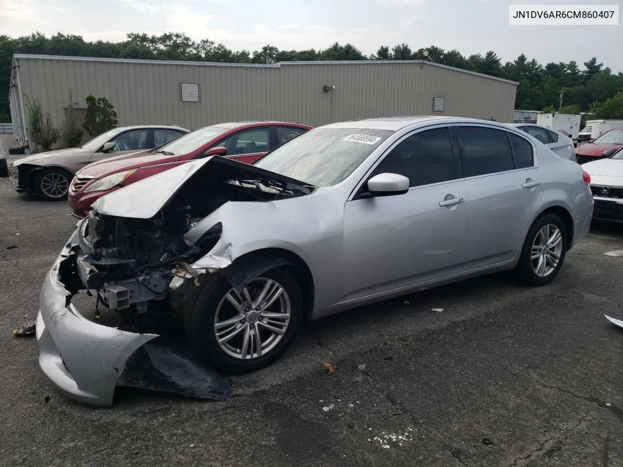 2012 Infiniti G25 VIN: JN1DV6AR6CM860407 Lot: 64568594