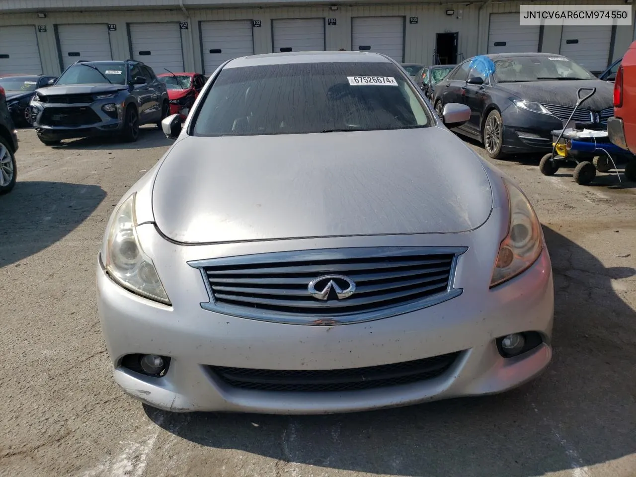 2012 Infiniti G37 VIN: JN1CV6AR6CM974550 Lot: 67526674