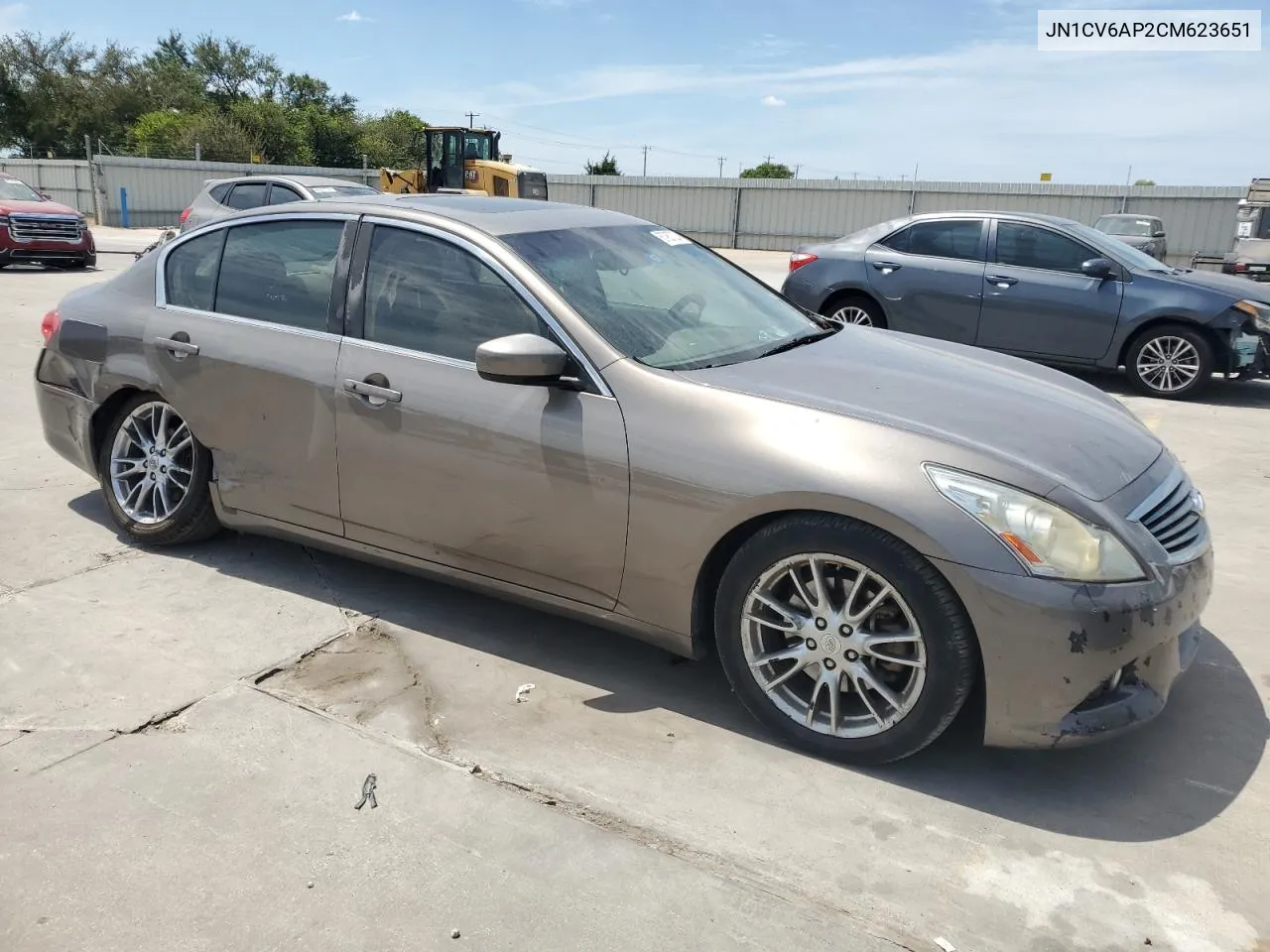 2012 Infiniti G37 Base VIN: JN1CV6AP2CM623651 Lot: 67957224