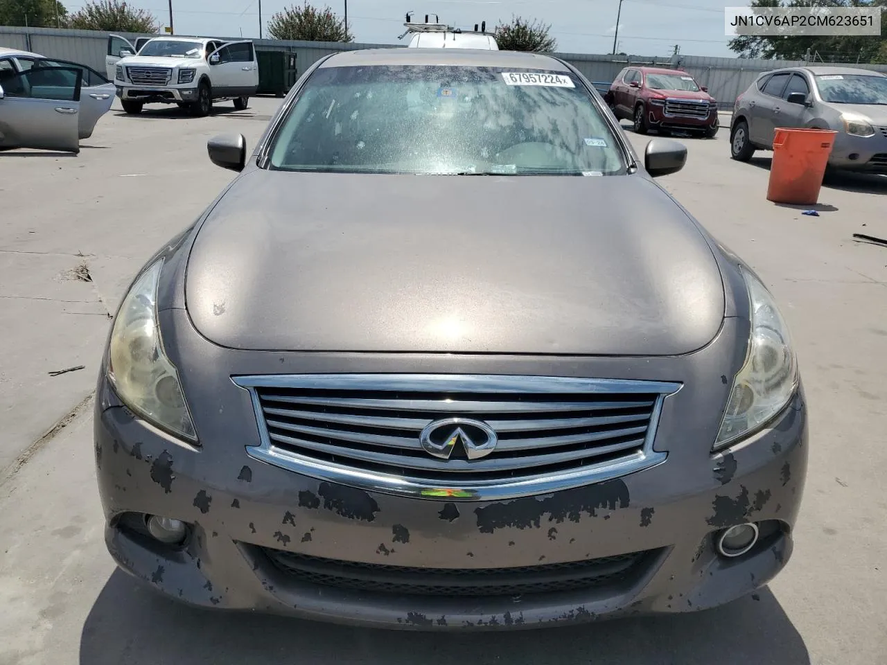 2012 Infiniti G37 Base VIN: JN1CV6AP2CM623651 Lot: 67957224