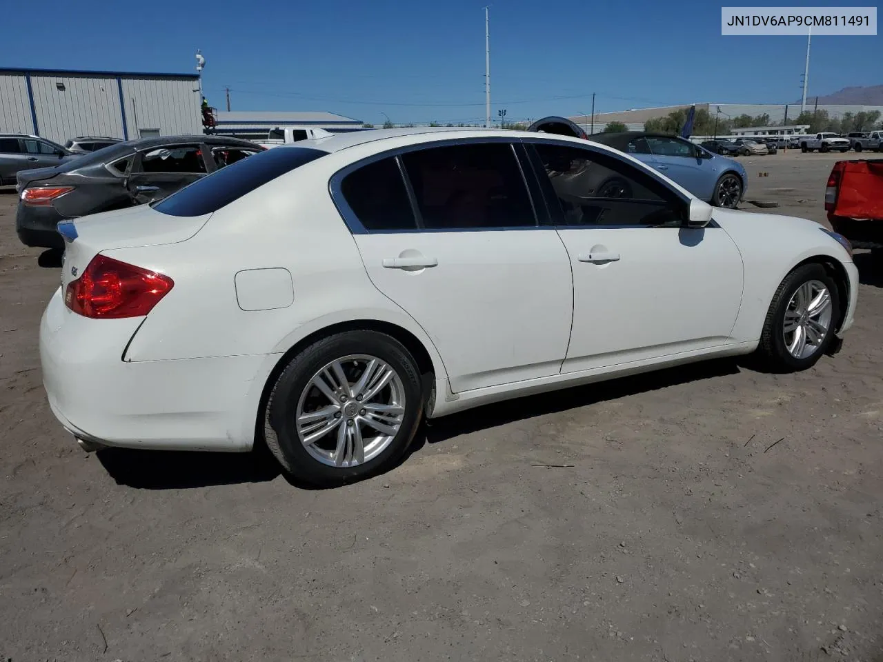 2012 Infiniti G25 Base VIN: JN1DV6AP9CM811491 Lot: 68059204