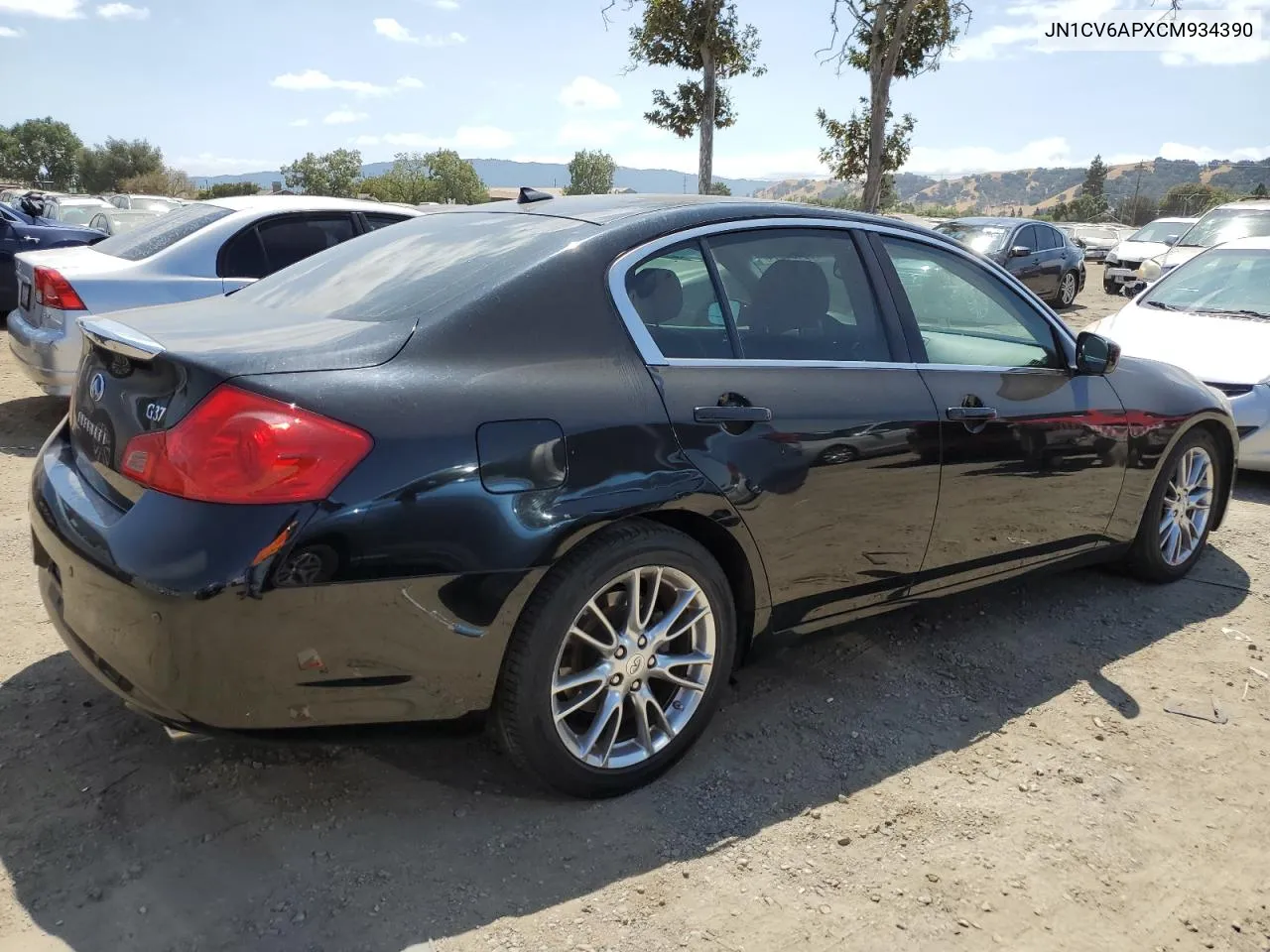 2012 Infiniti G37 Base VIN: JN1CV6APXCM934390 Lot: 68464014