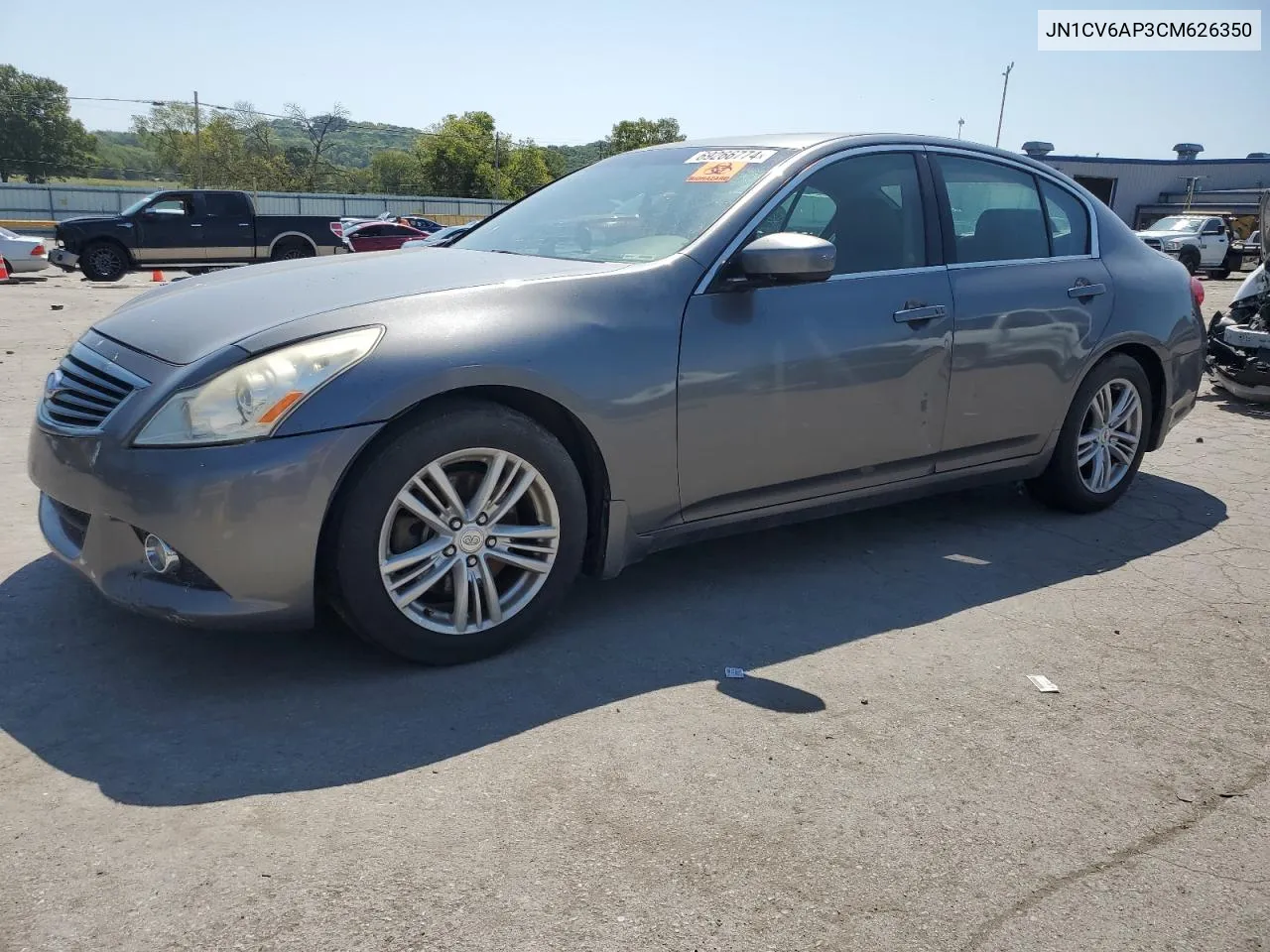 2012 Infiniti G37 Base VIN: JN1CV6AP3CM626350 Lot: 69266774