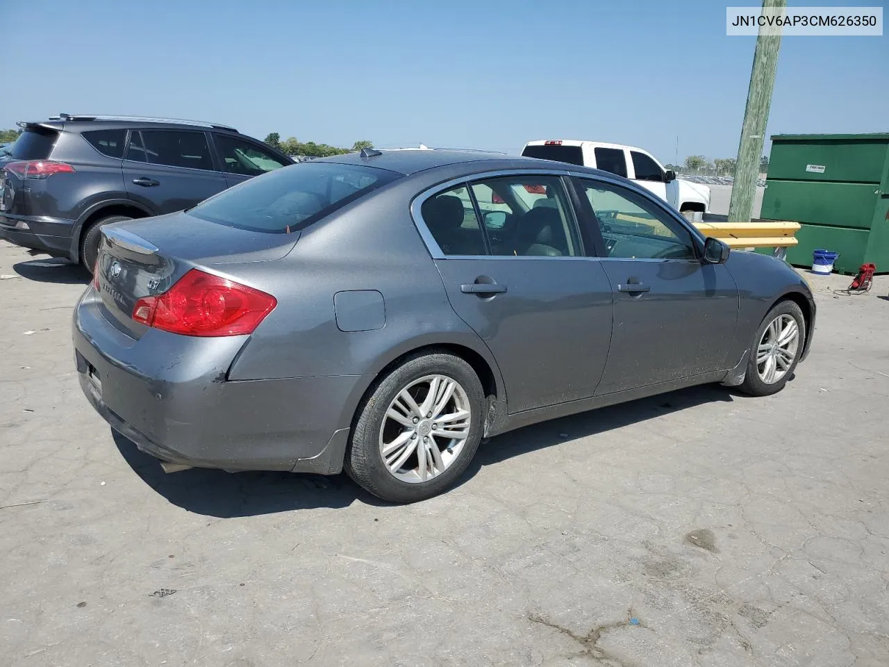 2012 Infiniti G37 Base VIN: JN1CV6AP3CM626350 Lot: 69266774