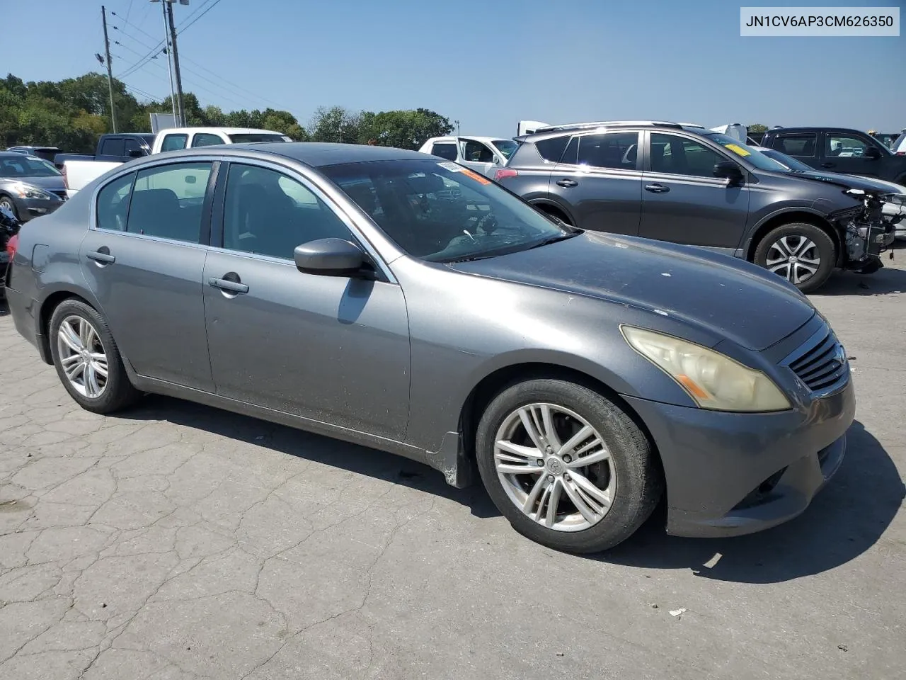 2012 Infiniti G37 Base VIN: JN1CV6AP3CM626350 Lot: 69266774